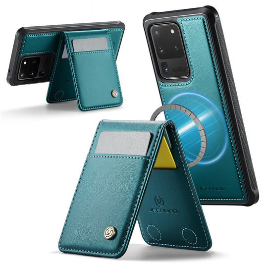 Galaxy S20 Ultra Leder-Hülle mit Kartenfach & RFID-Schutz – MagSafe kompatibel