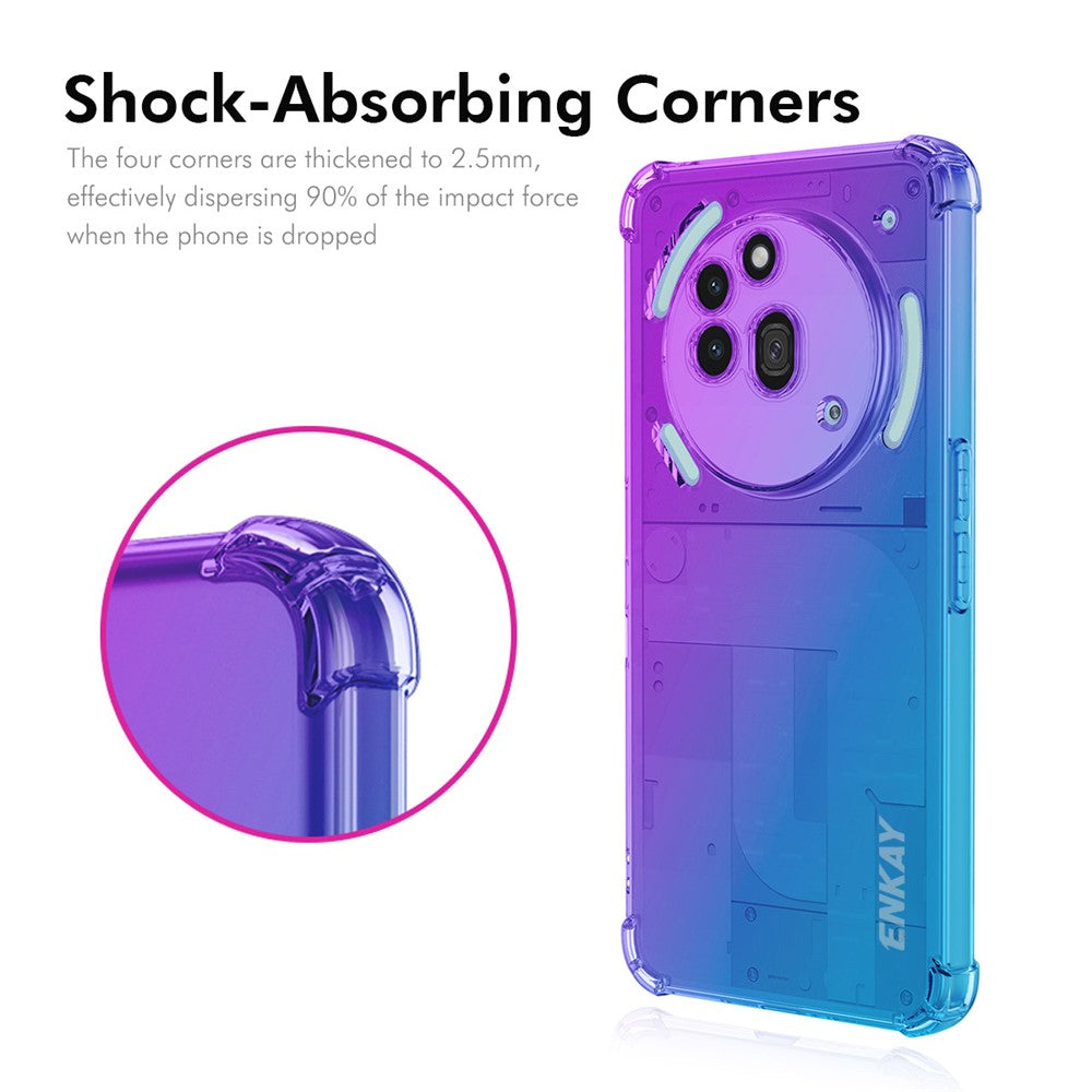 ENKAY For Nothing Phone (3a) Pro TPU Case  Thickened Four Corner Drop-proof Phone Back Cover