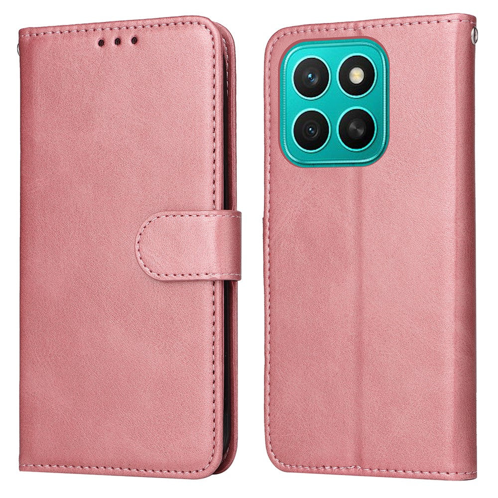 For Honor X8c 4G Case Wallet PU Leather Folio Flip Phone Cover