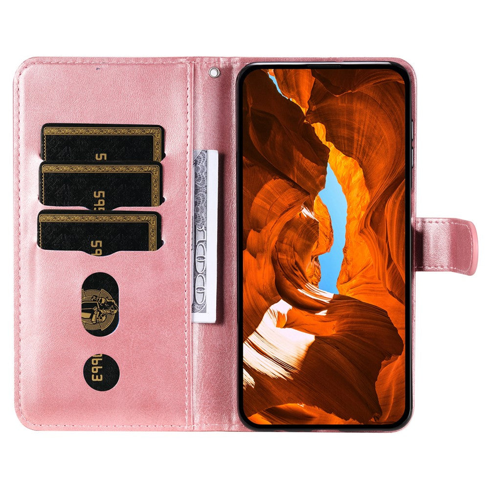 For Honor X8c 4G Case Zipper Wallet Calf Texture PU Leather Phone Cover