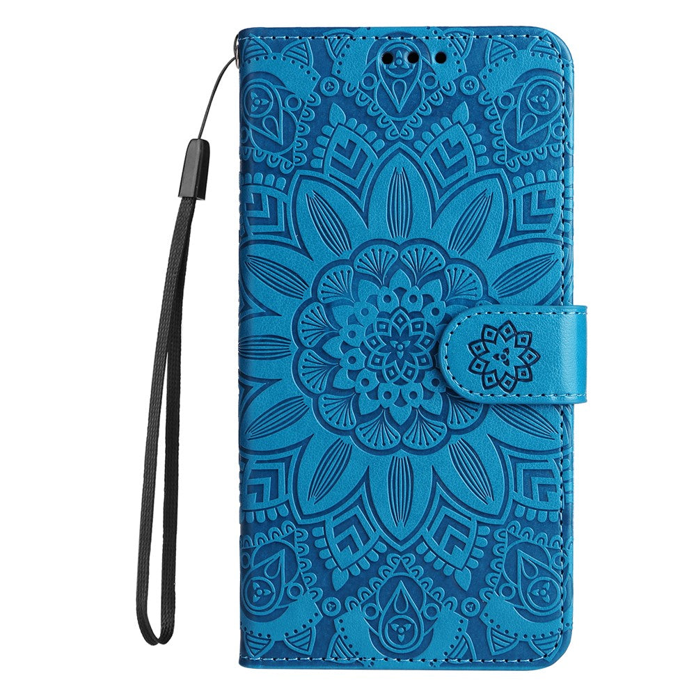 For Honor X8c 4G Case Sunflower Imprint Leather Wallet Phone Cover