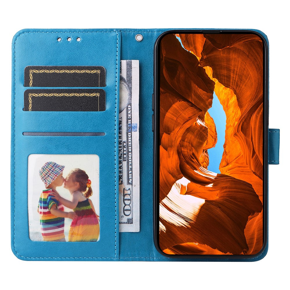 For Honor X8c 4G Case Sunflower Imprint Leather Wallet Phone Cover