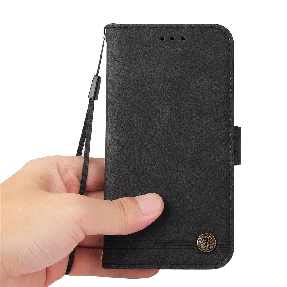 For Honor X8c 4G Leather Wallet Cases Skin Touch Phone Cover Stand with Strap