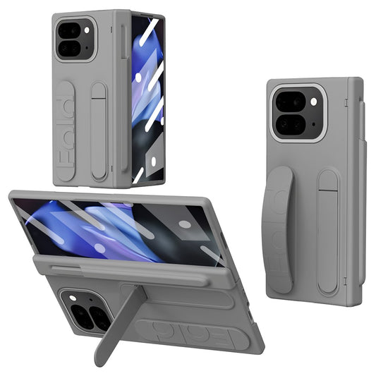 Google Pixel 10 Pro Fold Handyhülle – mit Ständer, Armband, Hart-PC- mit Stiftschlitz/Eingabestift