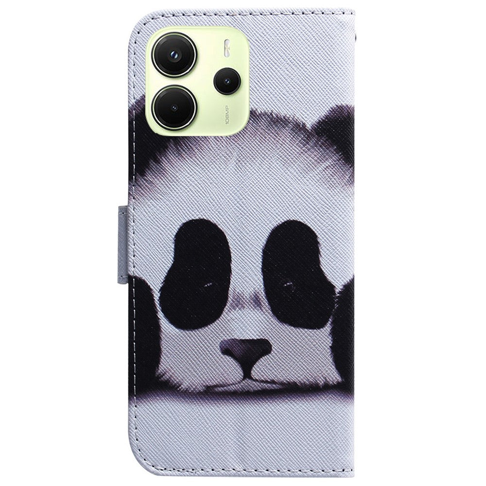 For Xiaomi Redmi Note 14 4G (164.84mm) Wallet Case Pattern Print Leather Phone Cover