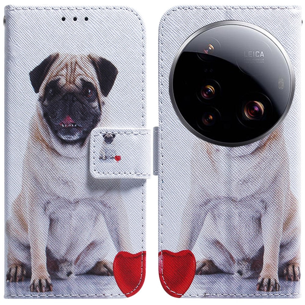 For Xiaomi 15 Ultra Wallet Case Pattern Print Leather Phone Cover