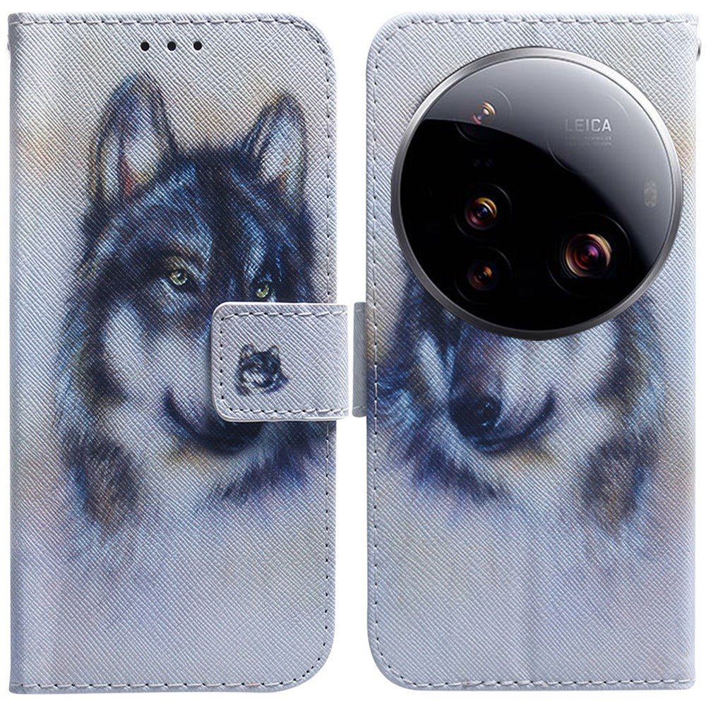 For Xiaomi 15 Ultra Wallet Case Pattern Print Leather Phone Cover
