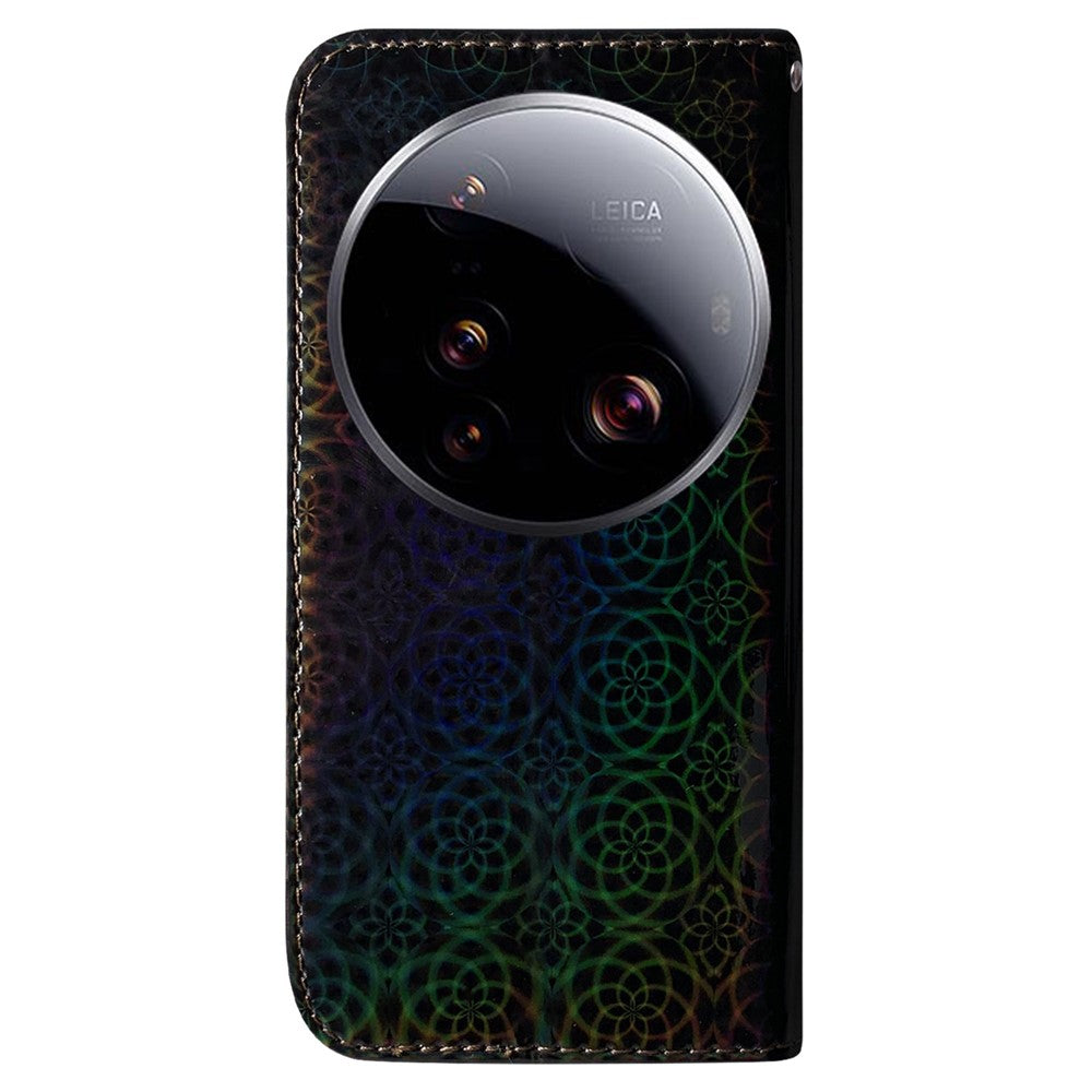 For Xiaomi 15 Ultra Stand Case Dazzling Flower Leather Phone Cover