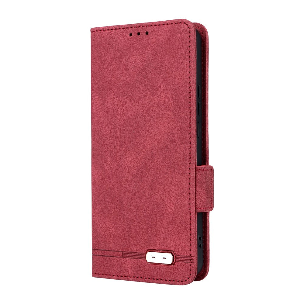 For Xiaomi 15 Ultra Case Leather Wallet Flip Phone Cover with Hardware Decor