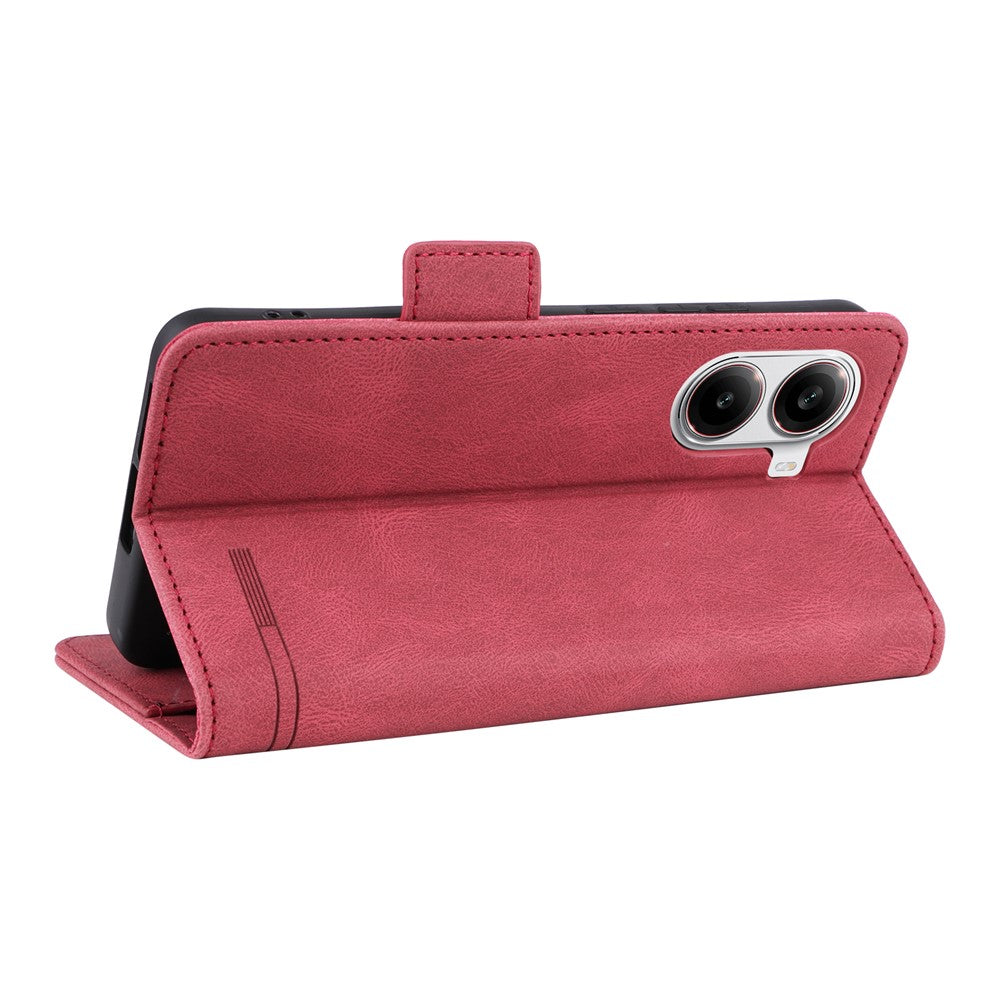 For Xiaomi Poco X7 Pro 5G  /  Redmi Turbo 4 5G Case Leather Wallet Flip Phone Cover with Hardware Decor
