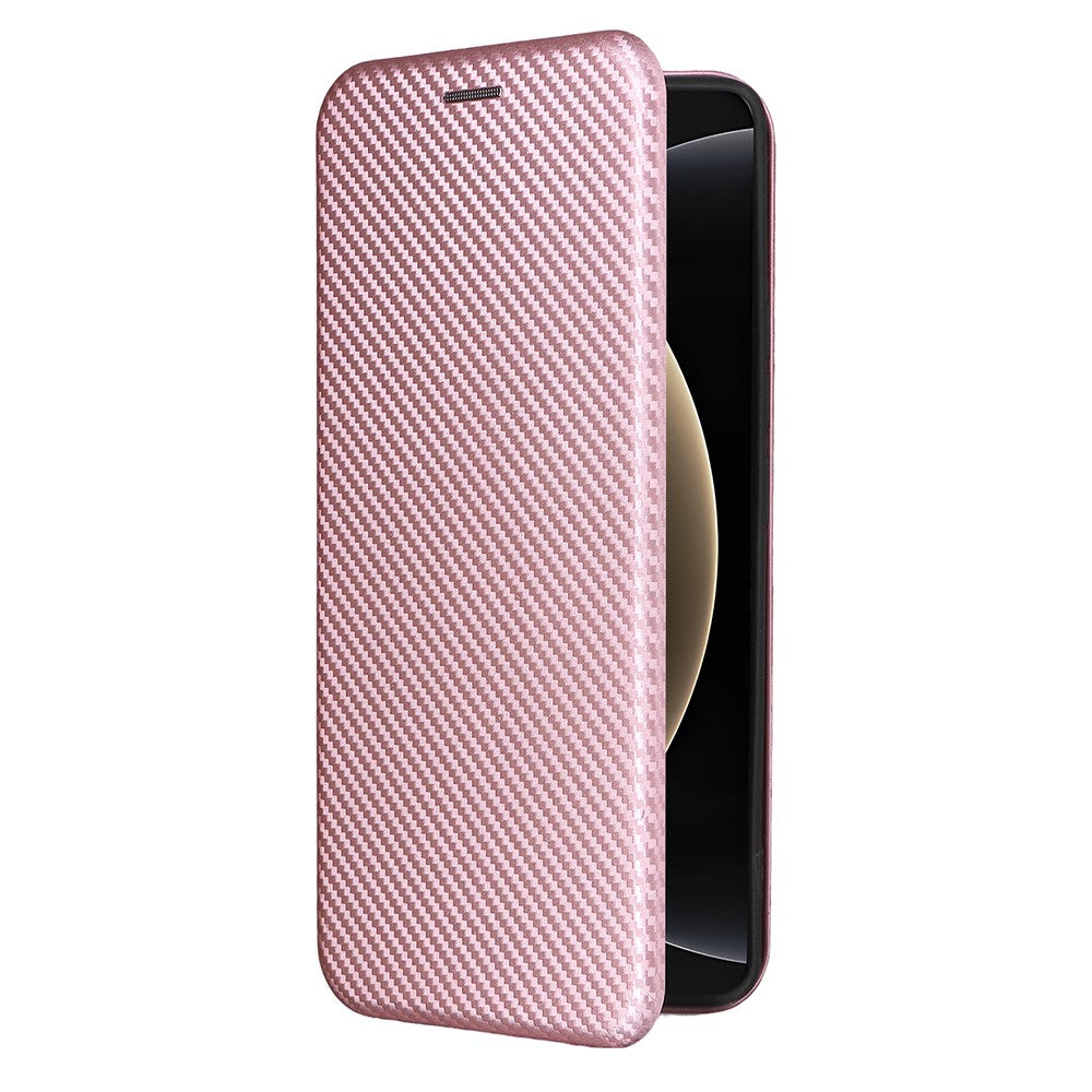 For Xiaomi 15 Ultra Case Carbon Fiber Texture Drop-Proof PU Leather Phone Cover