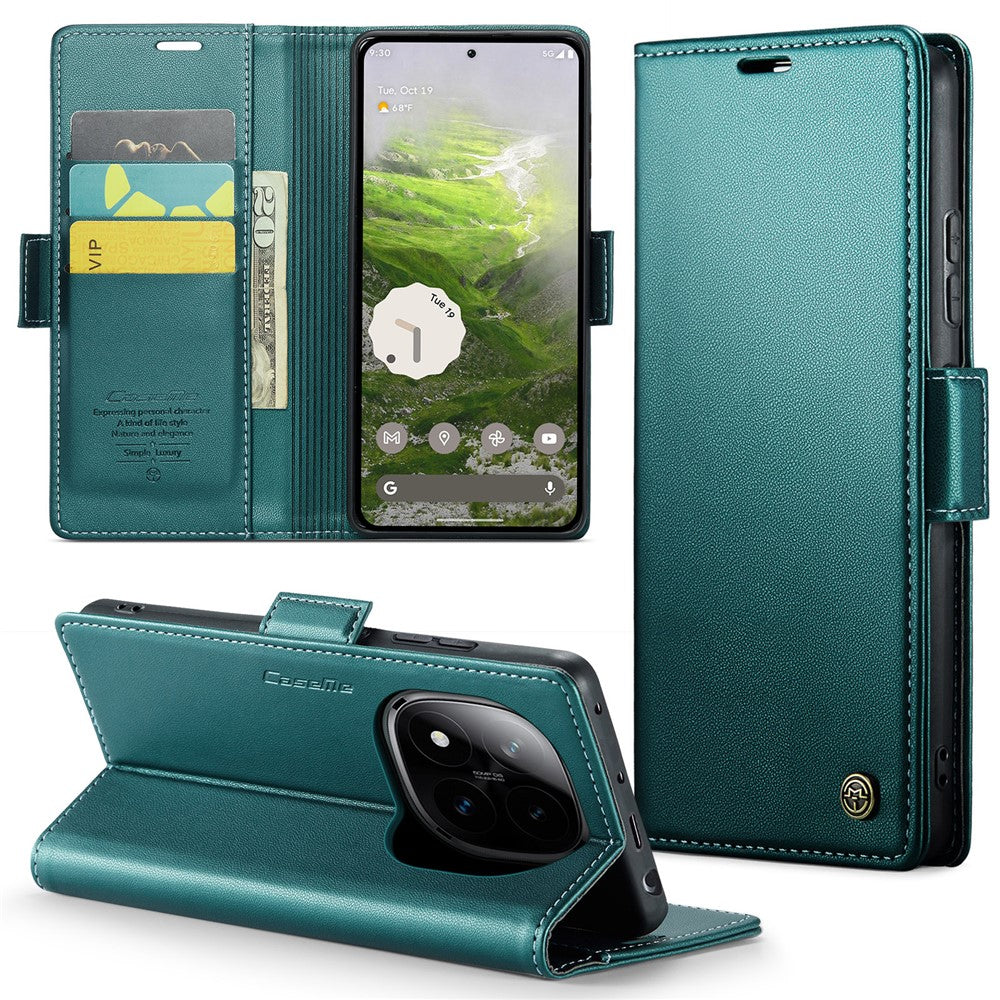 CASEME For Xiaomi Redmi Note 14 Pro 4G Case  023 Series RFID Blocking Leather Wallet Stand Phone Cover