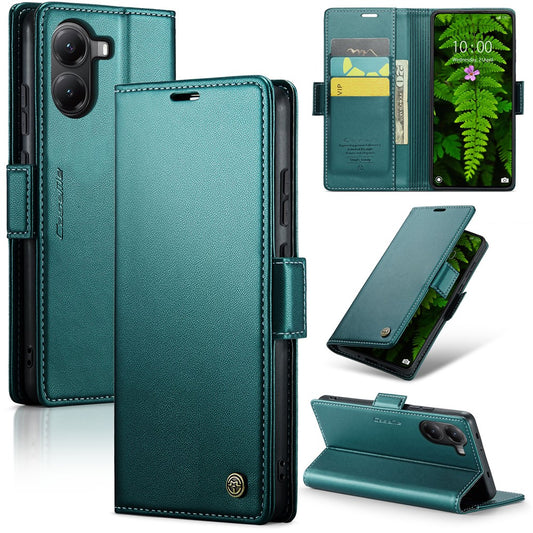 CASEME For Xiaomi Poco X7 Pro 5G Case  023 Series RFID Blocking Leather Wallet Stand Phone Cover