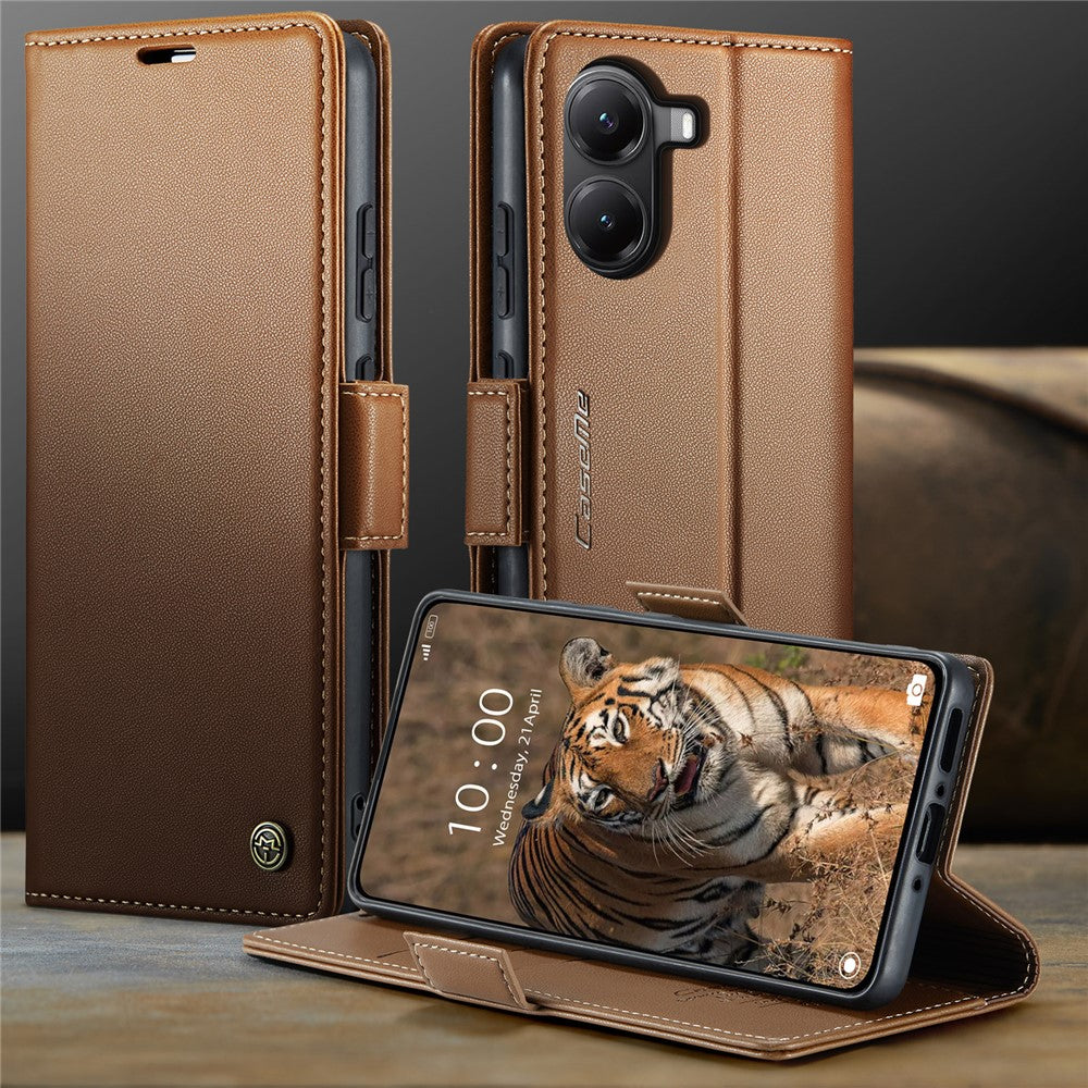 CASEME For Xiaomi Poco X7 Pro 5G Case  023 Series RFID Blocking Leather Wallet Stand Phone Cover