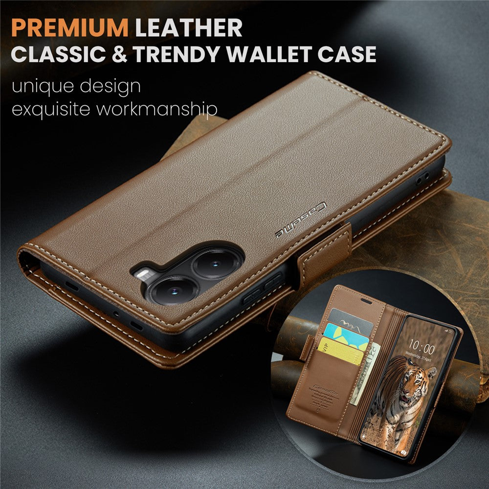 CASEME For Xiaomi Poco X7 Pro 5G Case  023 Series RFID Blocking Leather Wallet Stand Phone Cover