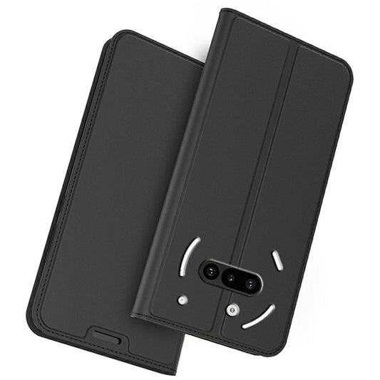 Nothing Phone (3a) Wallet-Handyhülle – Aus PU-Leder mit Kartenhalter, Ständer & Magnetverschluss