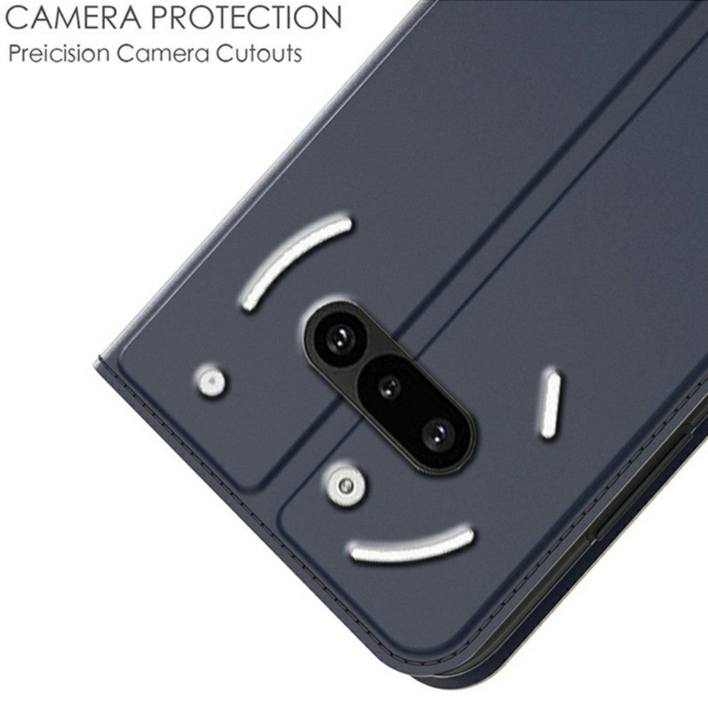Nothing Phone (3a) Wallet-Handyhülle – Aus PU-Leder mit Kartenhalter, Ständer & Magnetverschluss