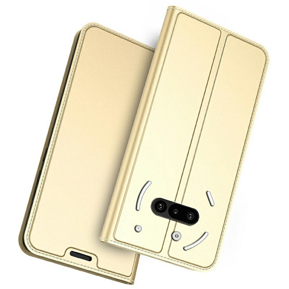 Nothing Phone (3a) Wallet-Handyhülle – Aus PU-Leder mit Kartenhalter, Ständer & Magnetverschluss
