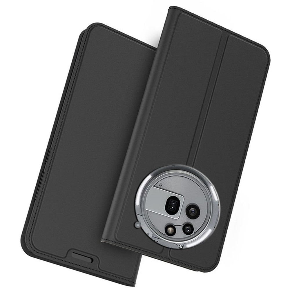 Nothing Phone (3a) Pro Wallet-Handyhülle – Aus PU-Leder mit Kartenhalter, Ständer & Magnetverschluss
