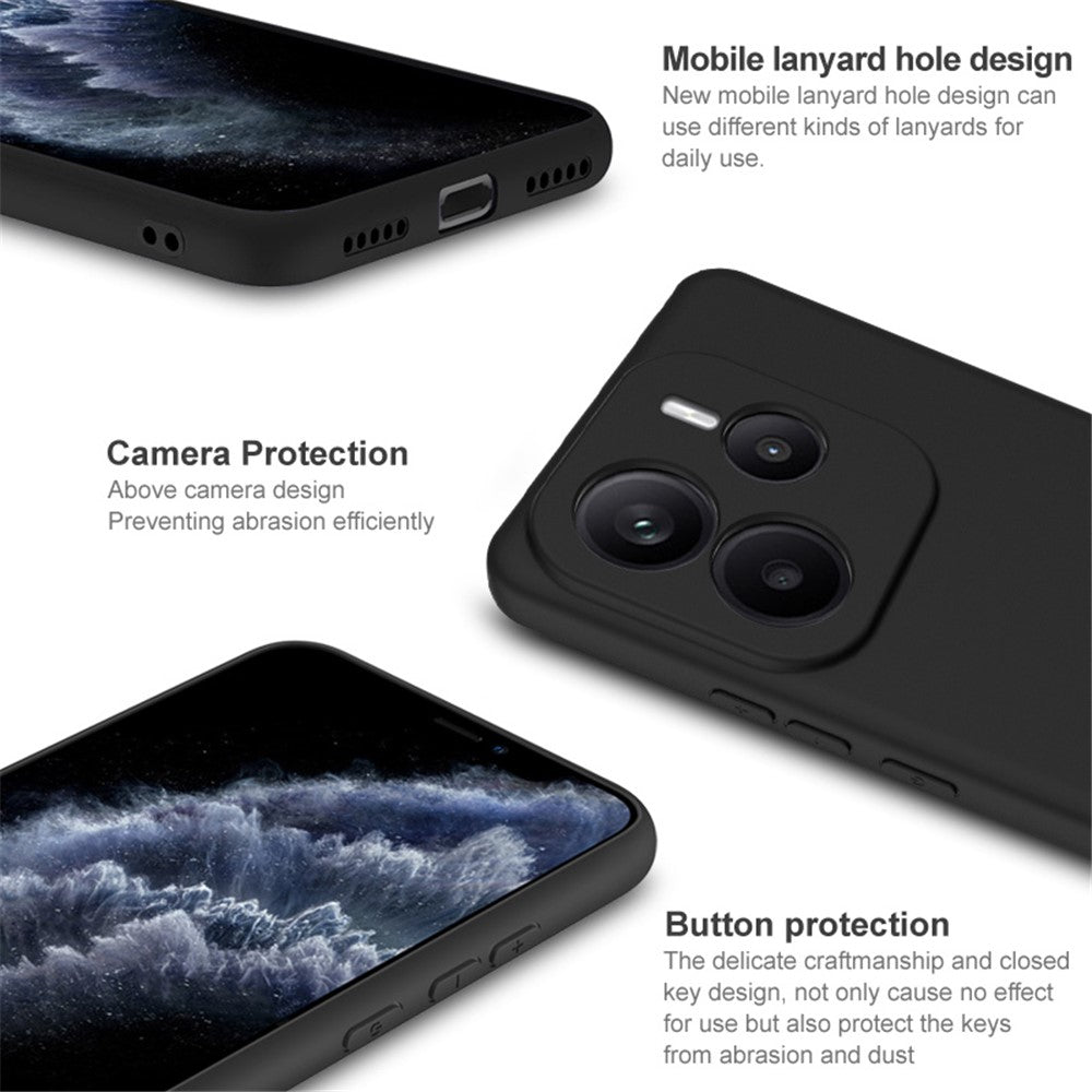 IMAK UC-3 Series for Xiaomi Redmi Note 14 5G Case Matte Anti Fingerprint Soft TPU Cover