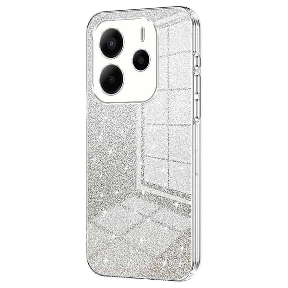 For Xiaomi Redmi Note 14 4G (163.25mm) Case Electroplating Gradient Glitter TPU Phone Cover