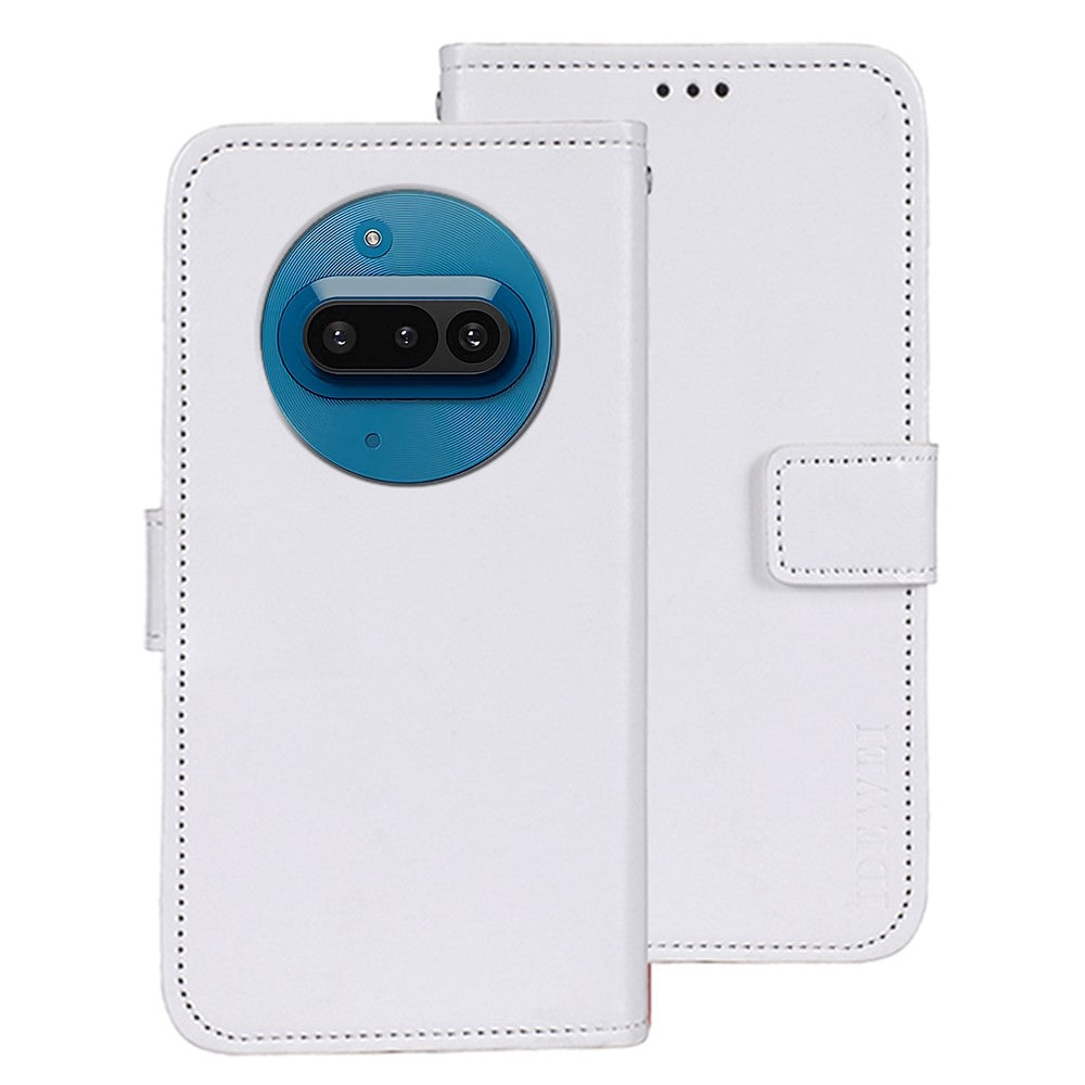 IDEWEI For Nothing Phone (3a) Stand Case Crazy Horse Texture Leather Phone Cover