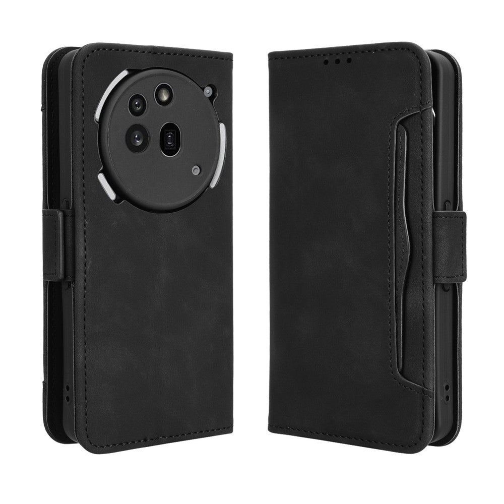 For Nothing Phone (3a) Pro Leather Case Phone Wallet Cover with Multiple Card Slots