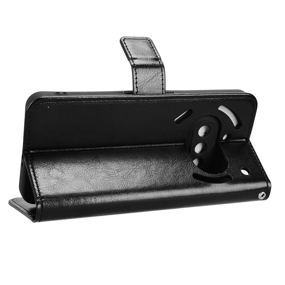 Nothing Phone (3a) Wallet-Handyhülle – Aus strukturiertem Leder