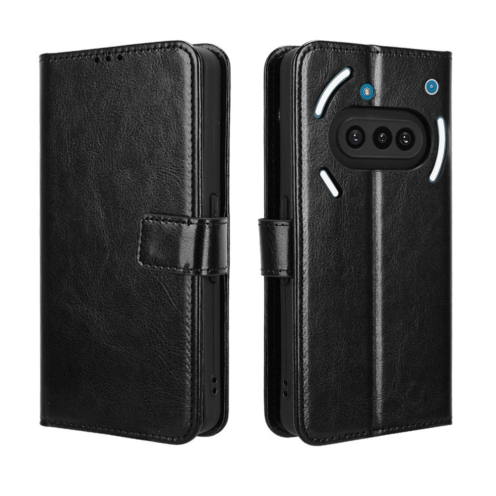 Nothing Phone (3a) Wallet-Handyhülle – Aus strukturiertem Leder