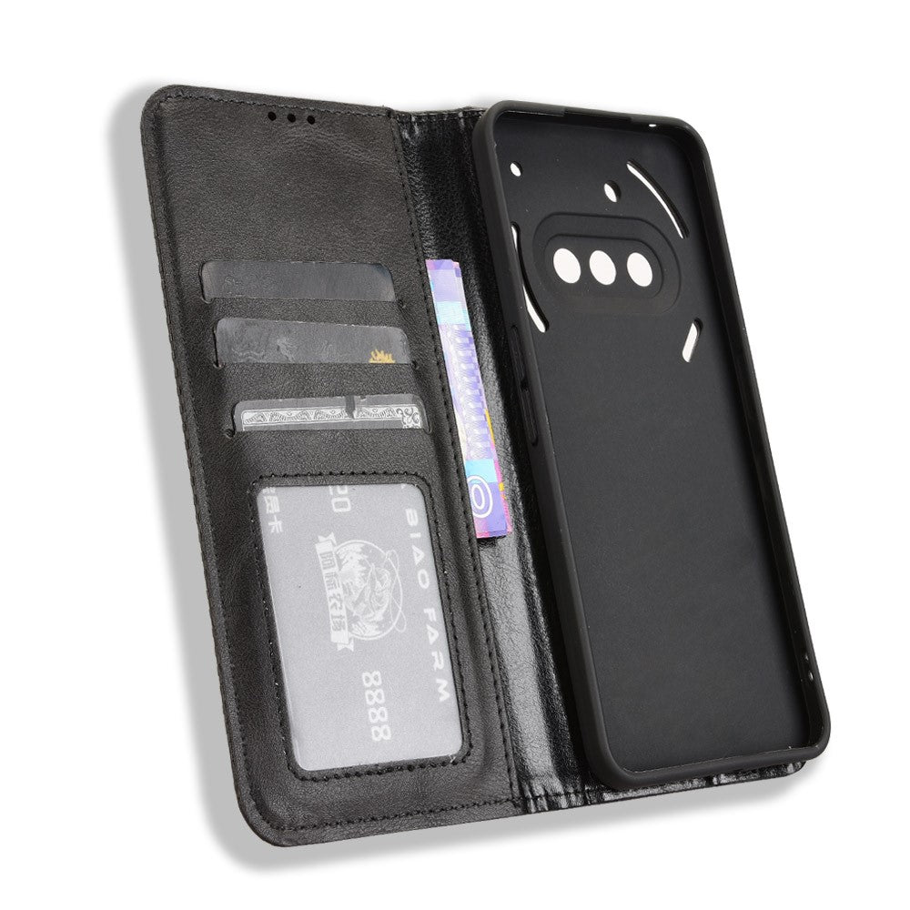 Nothing Phone (3a) Wallet-Handyhülle – Aus strapazierfähigem PU-Leder, mit Standfunktion & integriertem Portemonnaie