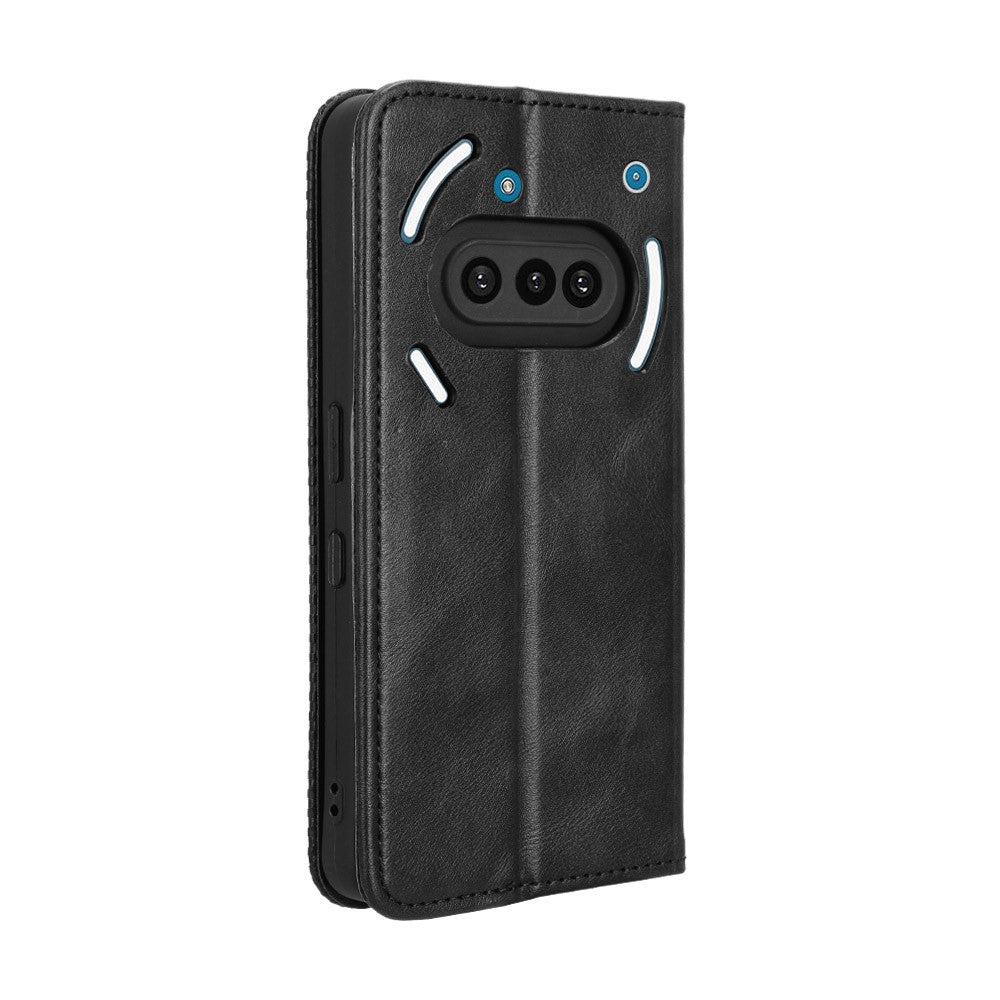 Nothing Phone (3a) Wallet-Handyhülle – Aus strapazierfähigem PU-Leder, mit Standfunktion & integriertem Portemonnaie