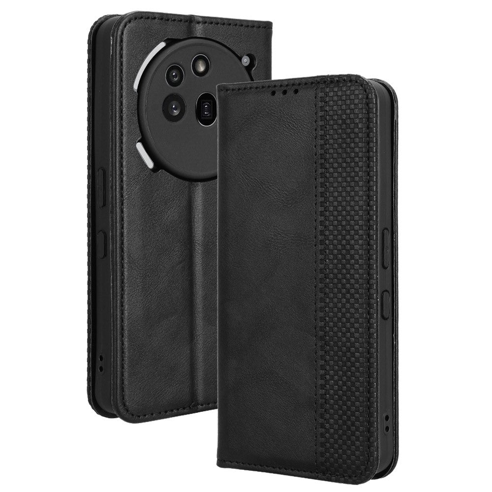 Nothing Phone (3a) Pro Wallet-Handyhülle – Aus strapazierfähigem PU-Leder, mit Standfunktion & integriertem Portemonnaie