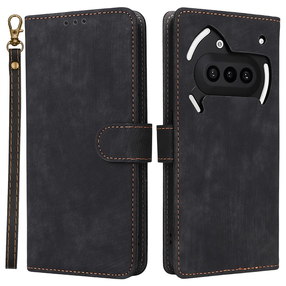 For Nothing Phone (3a) Case Wallet RFID Blocking PU Leather Cover Viewing Stand