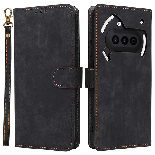 For Nothing Phone (3a) Case Wallet RFID Blocking PU Leather Cover Viewing Stand
