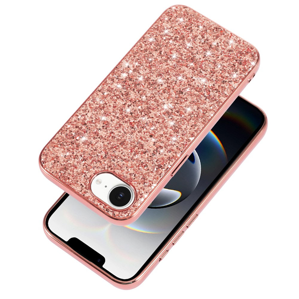 iPhone 16e Schutzhülle – Funkelnde Glitzer-Rückseite