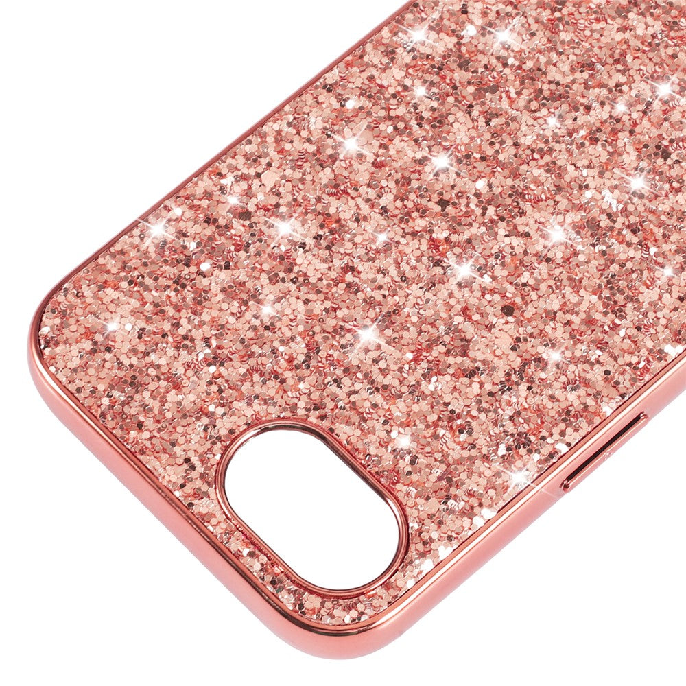iPhone 16e Schutzhülle – Funkelnde Glitzer-Rückseite