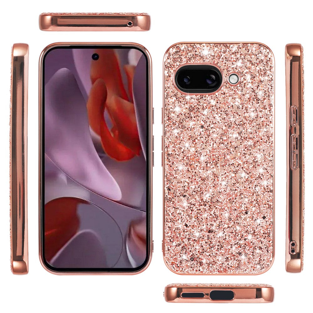 Pixel 9a Schutzhülle – Funkelnde Glitzer-Rückseite