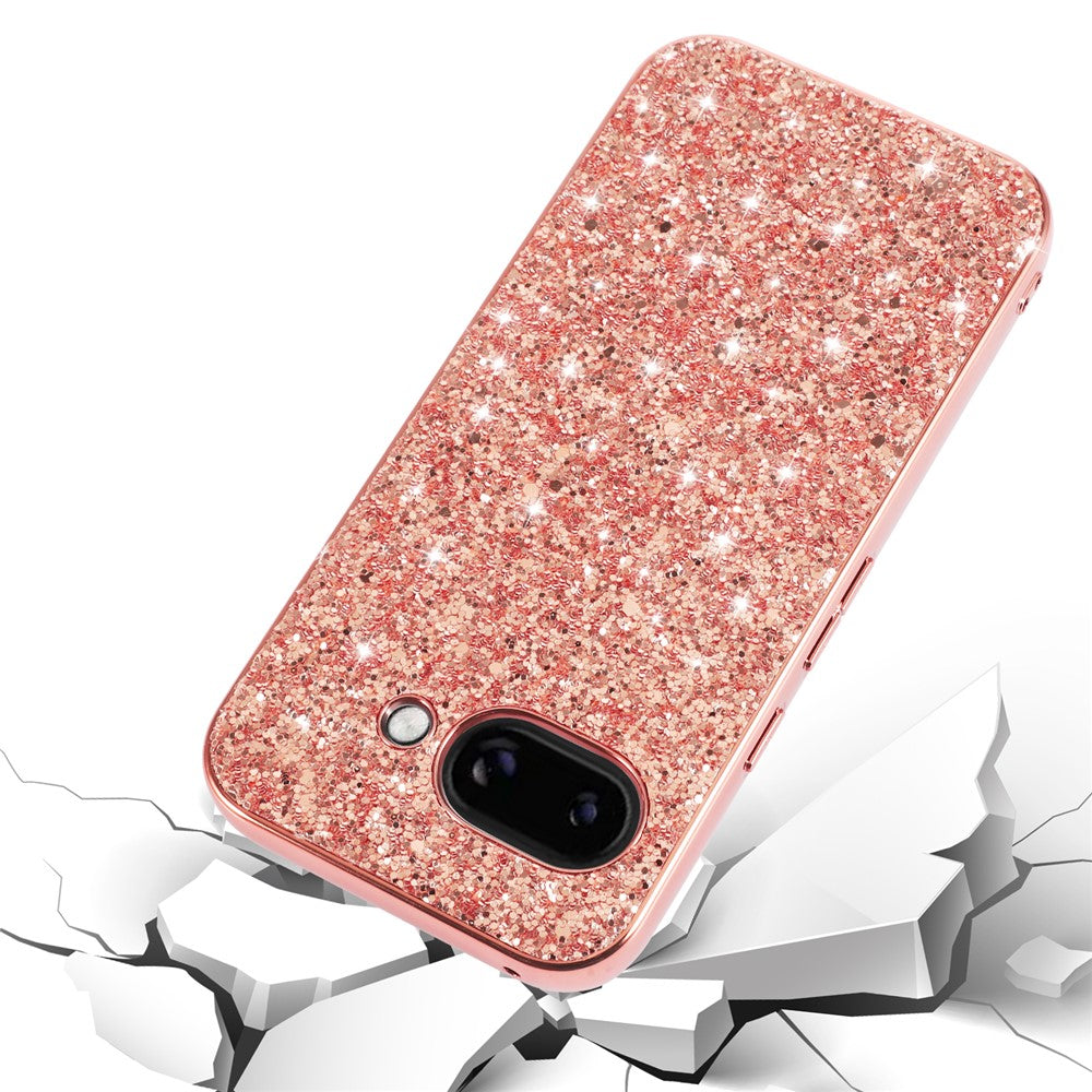 Pixel 9a Schutzhülle – Funkelnde Glitzer-Rückseite
