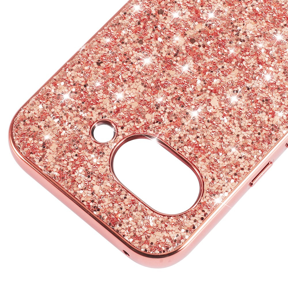 Pixel 9a Schutzhülle – Funkelnde Glitzer-Rückseite