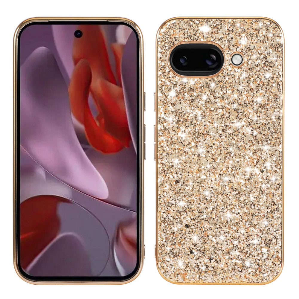 Pixel 9a Schutzhülle – Funkelnde Glitzer-Rückseite