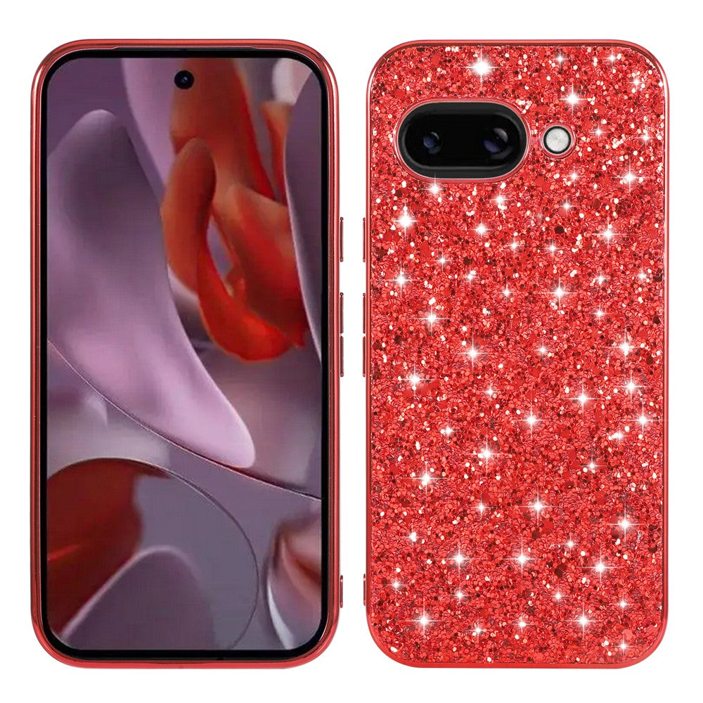 Pixel 9a Schutzhülle – Funkelnde Glitzer-Rückseite