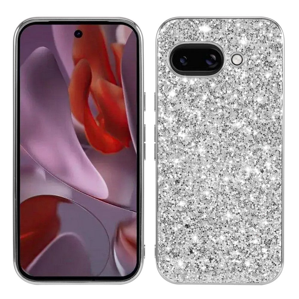 Pixel 9a Schutzhülle – Funkelnde Glitzer-Rückseite
