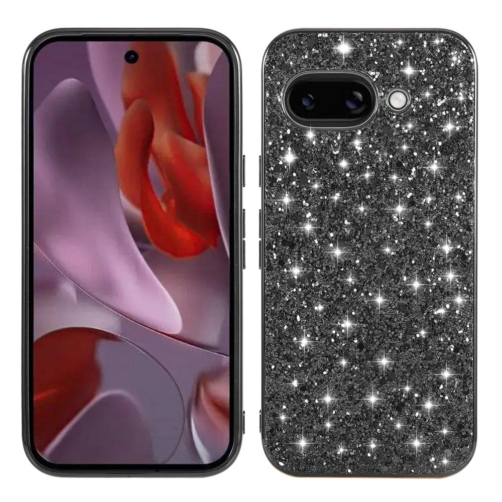 Pixel 9a Schutzhülle – Funkelnde Glitzer-Rückseite