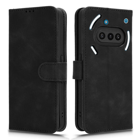 For Nothing Phone (3a) Leather Case Skin Feel Anti Drop Wallet Flip Phone Cover