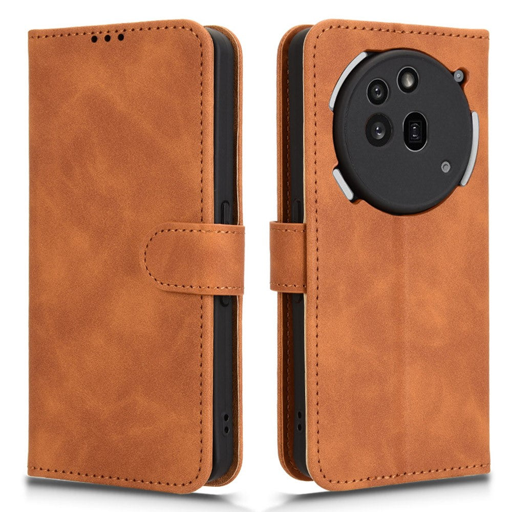 For Nothing Phone (3a) Pro Leather Case Skin Feel Anti Drop Wallet Flip Phone Cover