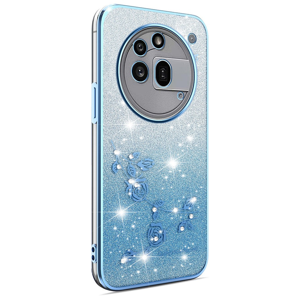 KADEM For Nothing Phone (3a) Pro Case Flower TPU Flexible Gradient Phone Cover