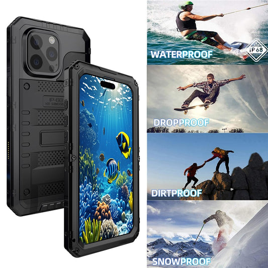 iPhone 16 Pro Max IP68 wasserdicht, stoßfest & mit integriertem Bildschirmschutz