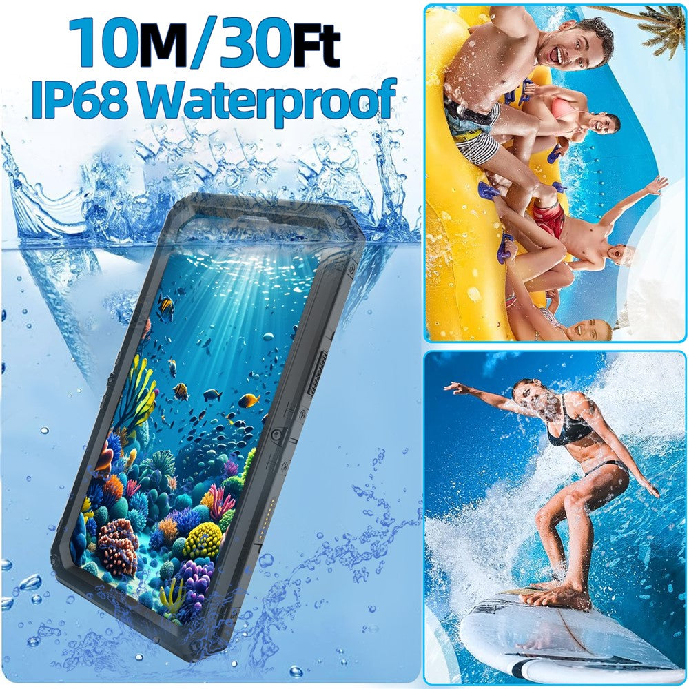 iPhone 16 Pro Max IP68 wasserdicht, stoßfest & mit integriertem Bildschirmschutz