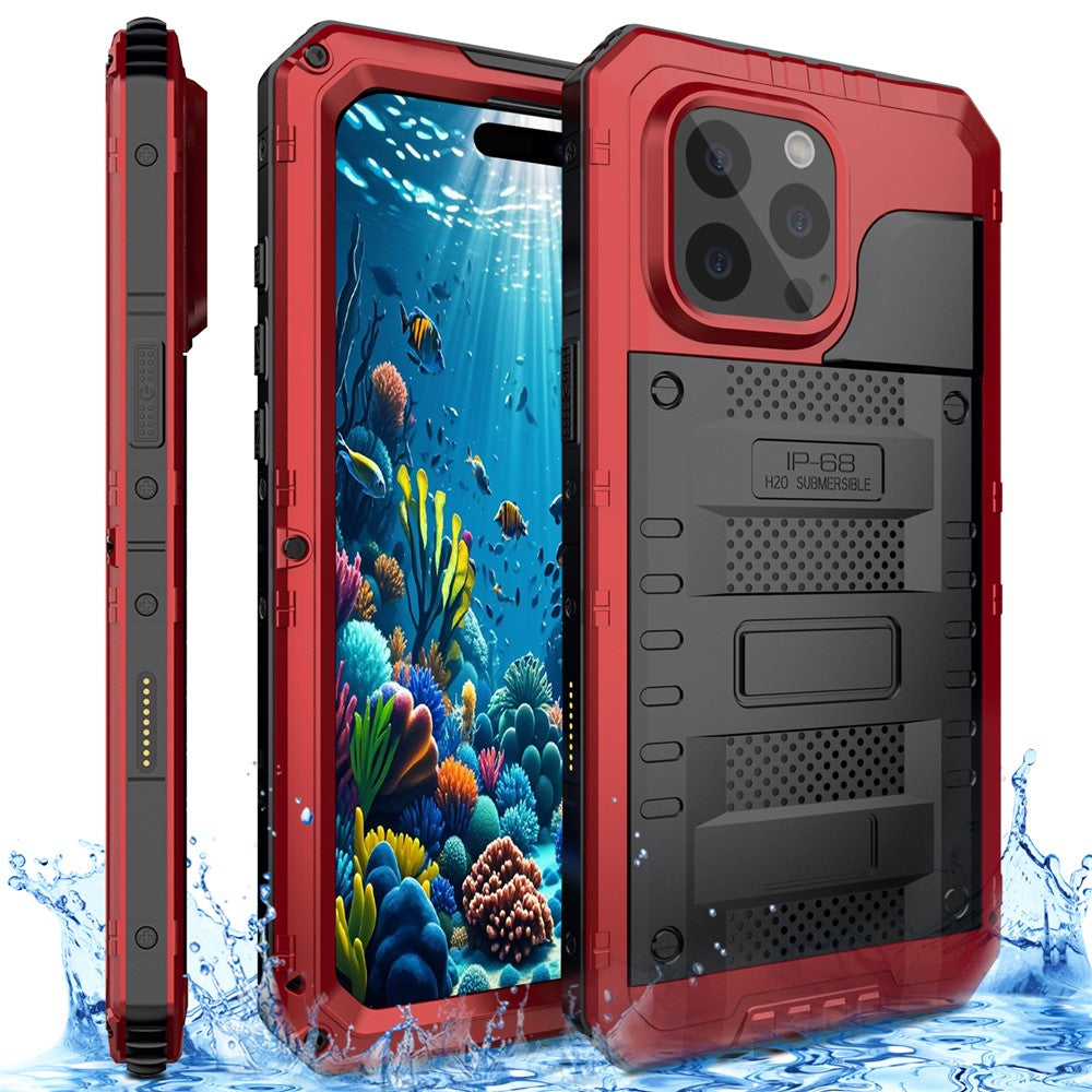 iPhone 16 Pro Max IP68 wasserdicht, stoßfest & mit integriertem Bildschirmschutz