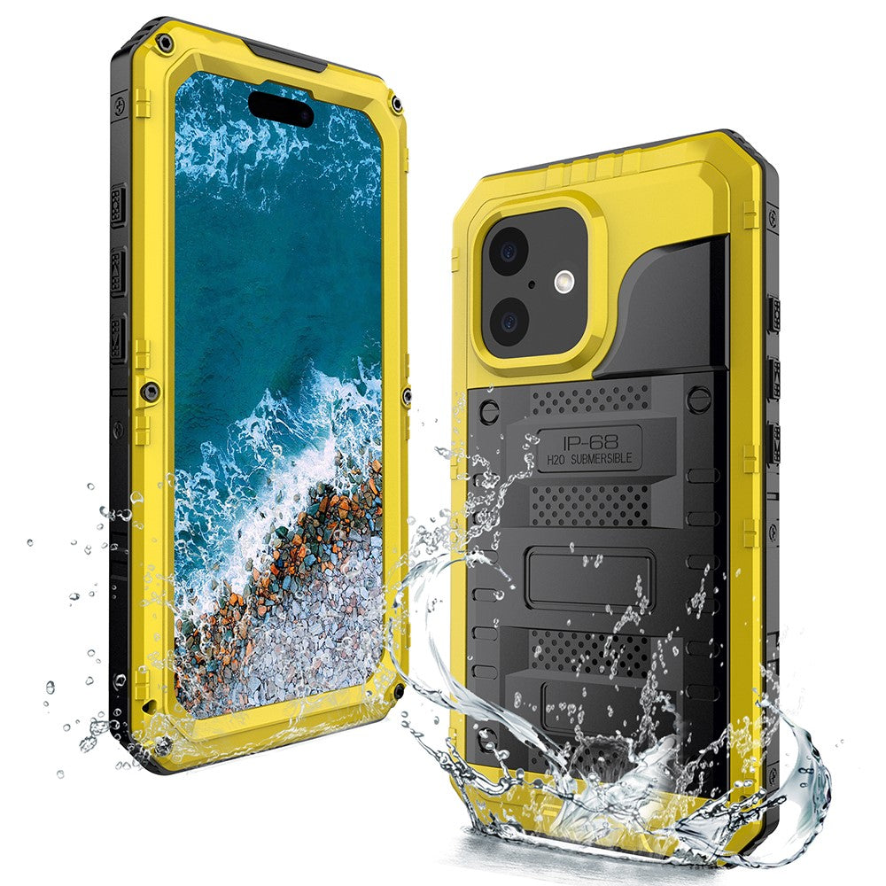 IP68 Waterproof Phone Case for iPhone 16 IP68 wasserdicht, stoßfest & mit integriertem Bildschirmschutz